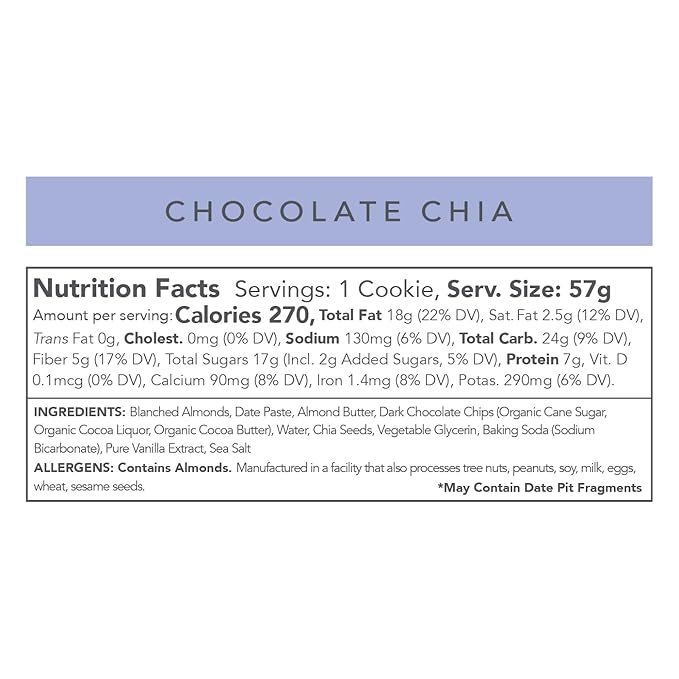 Love + Chew Superfood Soft Baked Cookies, Chocolate Lover Variety, Plant Based Cookie Made With Almonds and Dark Chocolate for Kids and Adults, Vegan Snacks, Gluten Free, Paleo, Non GMO, 12 Pack