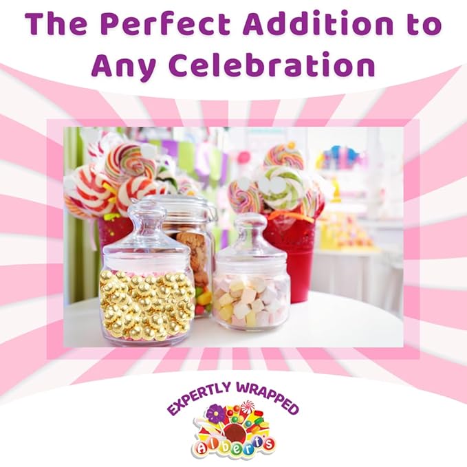 ALBERT'S Candy Milk Chocolate Foiled Balls, 40 oz Bag, Party and Wedding Candy, Peanut-Free (Full Size, Gold)