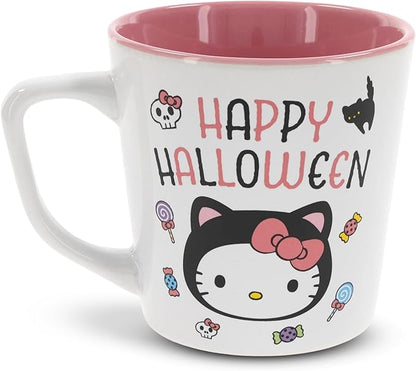 Silver Buffalo Sanrio Hello Kitty Halloween Ceramic Mug, 17.5 Ounces