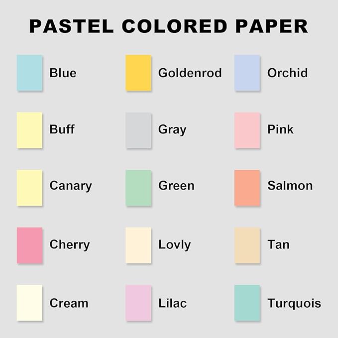 Woodlake Green Copy Paper, Colored Printer Paper, 8.5 x 11”, 20 LB / 75 GSM Computer Paper, 200 Sheets, Multi-Purpose Pastel Paper, Made in USA
