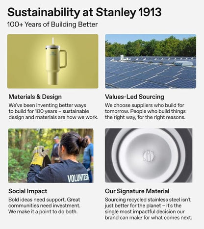 STANLEY The Everyday Suburban Mug | 24 oz | Drink Through Lid | Cup for Coffee, Tea and Drinks | Insulated Stainless Steel Coffee Mug | BPA-Free | Ash