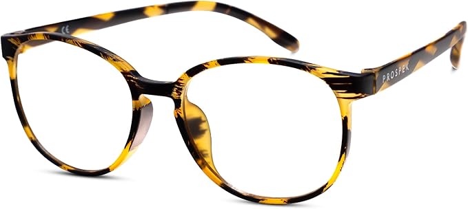Prospek Bluelight Glasses Women Oversized, ARTIST (+2.25 Diopters) - High Optical Quality Clear Lenses