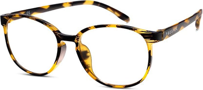 Prospek Bluelight Glasses Women Oversized, ARTIST (+2.25 Diopters) - High Optical Quality Clear Lenses