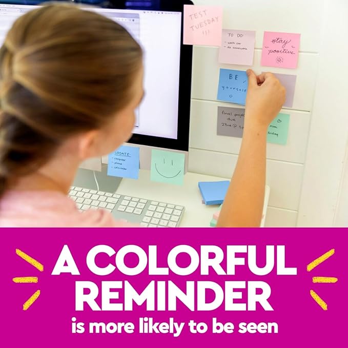 Post-it Super Sticky Pop-up Notes, Wanderlust Pastels, 3 in. x 3 in., 100% PEFC, SGSCH-PEFC-COC-110078