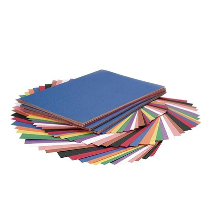 Construction Paper,Assorted Colors,9 inches x 12 inches,200 Sheets,Heavyweight Construction Paper,Crafts,Art,Kids Art,Painting,Coloring,Drawing,Creating,Paper,Art Project,All Purpose