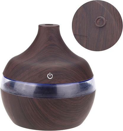 300ml Wood Humidifier, USB Electric Air Diffuser, Wood Humidifier, Essential Oil, Aromatherapy, Cool Mist, Humidifier Bedroom, Living Room,
