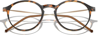 VISOONE Round Lightweight Blue Light Blocking Glasses Women Men Fashion Cute Thin Eyewear Niko