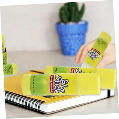 12pcs Solid Glue Sticks Strong Adhesive Portable for School Office Student Use White Craft Supplies