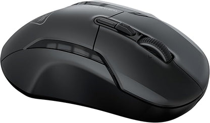 Turtle Beach Kone II Air – Wireless Ergonomic RGB Gaming Mouse, 350-Hr Battery, 26K DPI Optical Sensor, 100M Click Optical Switches, 21 Customizable Inputs, 4D Free-Spin Scroll Wheel – Ash Black