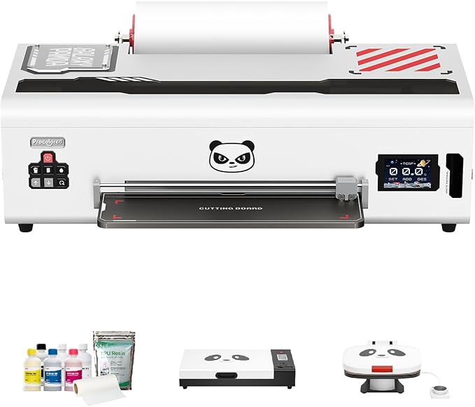 Procolored K13-Lite DTF Printer 13" A3 Apparel Transfer Printing Machine T-Shirt Direct to Film with Complete Bundle-White