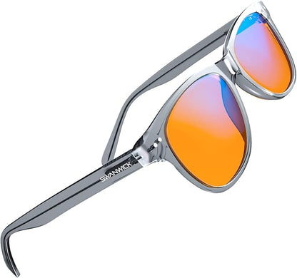 Swanwick Crystal Night Swannies - 99% Premium Blue Light Blocking Glasses, Anti Glare Anti-Fatigue & Eyestrain for Screens