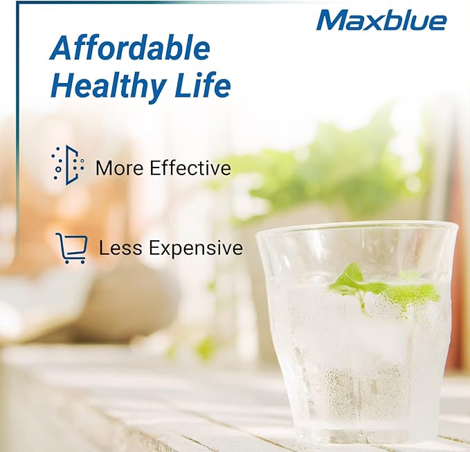 Maxblue UKF8001 Refrigerator Water Filter, Replacement for Maytag UKF8001, EDR4RXD1, EveryDrop® Filter 4, Whirlpool® 4396395, UKF8001AXX-200, Kenmore 469006, 469992, Puriclean II, Pack of 3