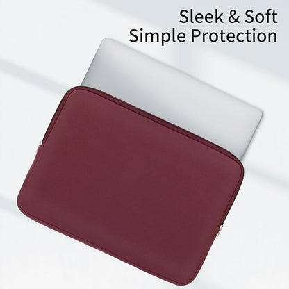 RAINYEAR 14 Inch Laptop Sleeve Case Protective Soft Padded Zipper Cover Carrying Computer Bag Compatible with 14" Notebook Chromebook Tablet Ultrabook (Red)