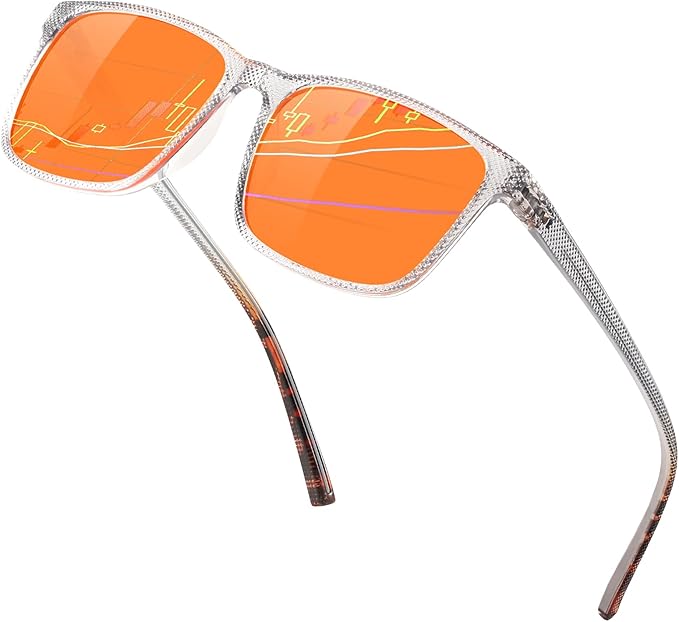 99% Blue Light Blocking Glasses Men Women Lightweight Frame Computer TV Gaming Eyeglasses Reduce Eyestrain