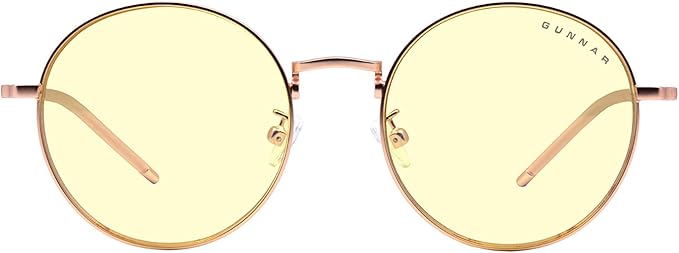 GUNNAR - Premium Gaming & Computer Blue Light Blocking Glasses for Men & Women - Digital Eye Strain Protection - Ellipse