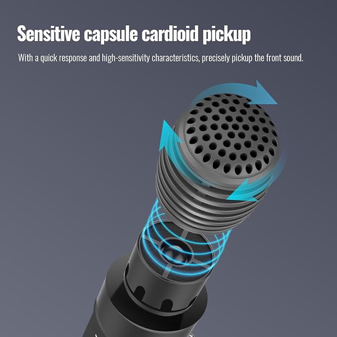 TAKSTAR 2-in-1 Bluetooth Wireless Handheld Microphone & Voice Amplifier, 7 Kinds Sound Effects, 10W Portable Mic Speaker for Karaoke Meeting Outdoor Teacher Speech Party -DA10S(Con't Connect Speaker)