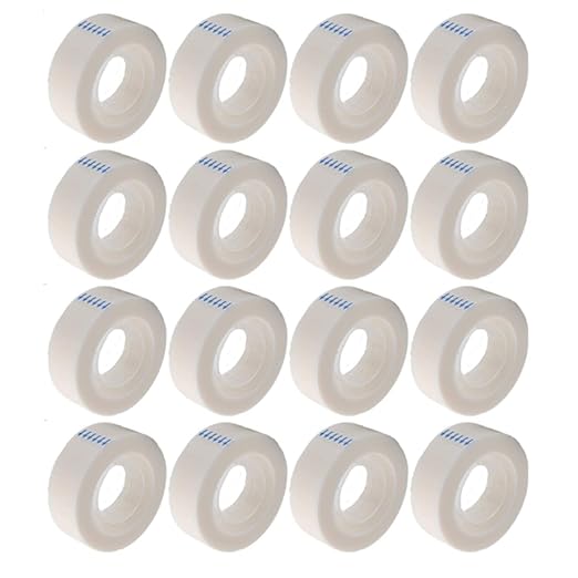 Invisible Tape, Writable Tape Repairing Tape Wall Safe Tape Gift Wrap Tape, 16 Rolls
