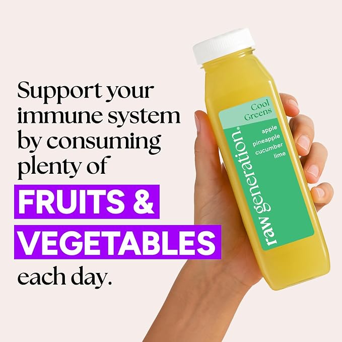 Raw Generation Best-Sellers Pack - Cold Pressed Juices in 5 delicious flavors- Nutritionist-Designed for Weight Management, Stronger Immunity & Increased Energy (30 bottles)