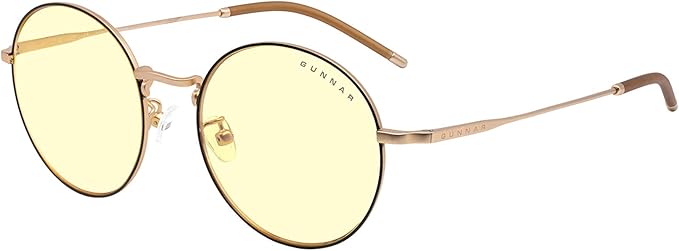 GUNNAR - Premium Gaming & Computer Blue Light Blocking Glasses for Men & Women - Digital Eye Strain Protection - Ellipse