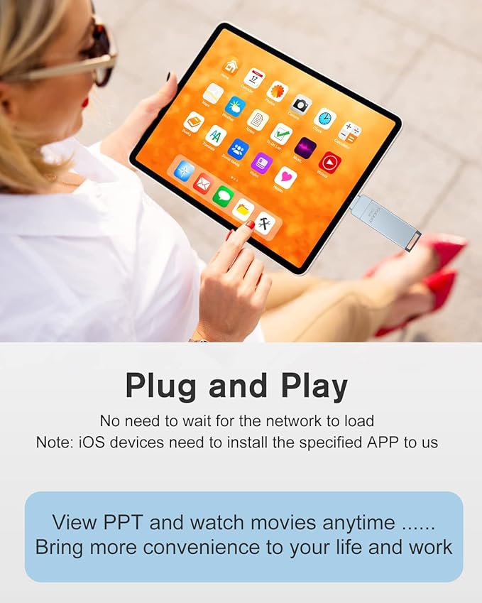 MFi Certified 512GB Flash Drives 3.0 High Speed 3ni1 USB Stick External Storage for iPhone/PC/iPad/Android/More Devices for Photos and Videos Transfer Storage Backup(512-Grey)