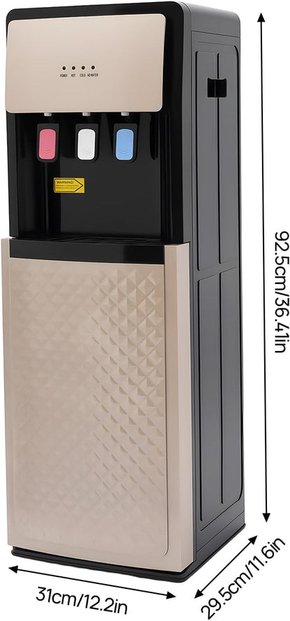 Water Coolers Standing Water Dispenser Cold Hot Dispenser, Modern Standing Water Dispenser Bottom Loading for Homes, Gyms, Office (Bottom Load Champain)