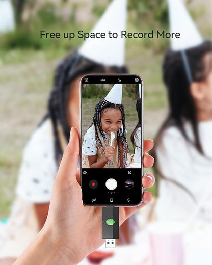 K&ZZ 512GB USB C Flash Drives 1 Pack Type C USB A Dual Port Flash Drive Photo Stick USB Thumb Drive 2 in 1 USB 3.0 Flash Drive Memory Stick for Phone/Pad/Laptop/Desktop