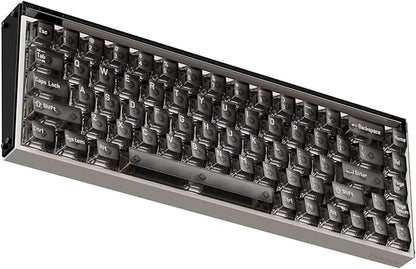 MelGeek MADE68 Pro+ Wired Keyboard, Hall Effect Magnetic Switch Gaming Keyboard, 65% Compact Rapid Trigger, Hot-Swappable, RGB Snap Tap & Adjustable Actuation, Online HIVE Custom (Phantom Gray)