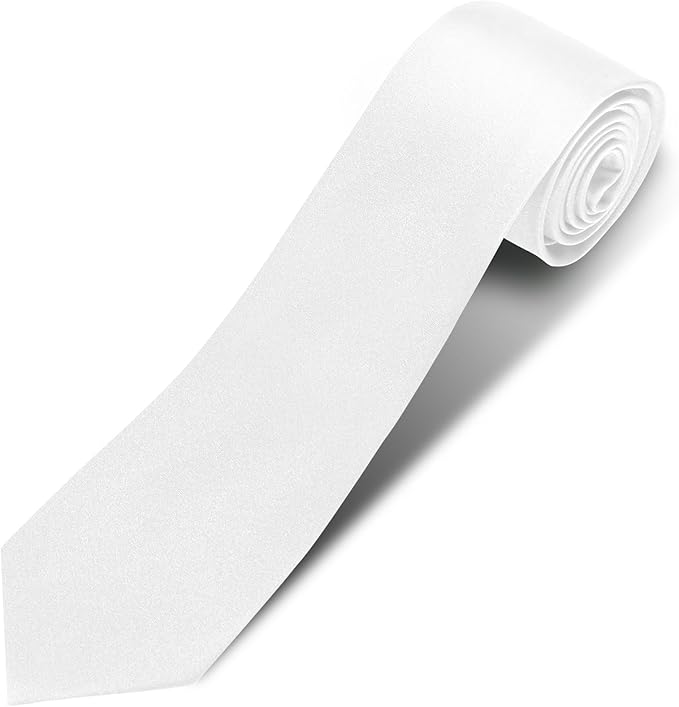 Men's Ties Solid Pure Color 3.15" (8CM) Necktie Plain Formal Business Wedding Black Ties For Men