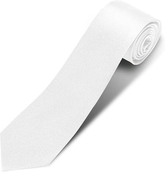 Men's Ties Solid Pure Color 3.15" (8CM) Necktie Plain Formal Business Wedding Black Ties For Men