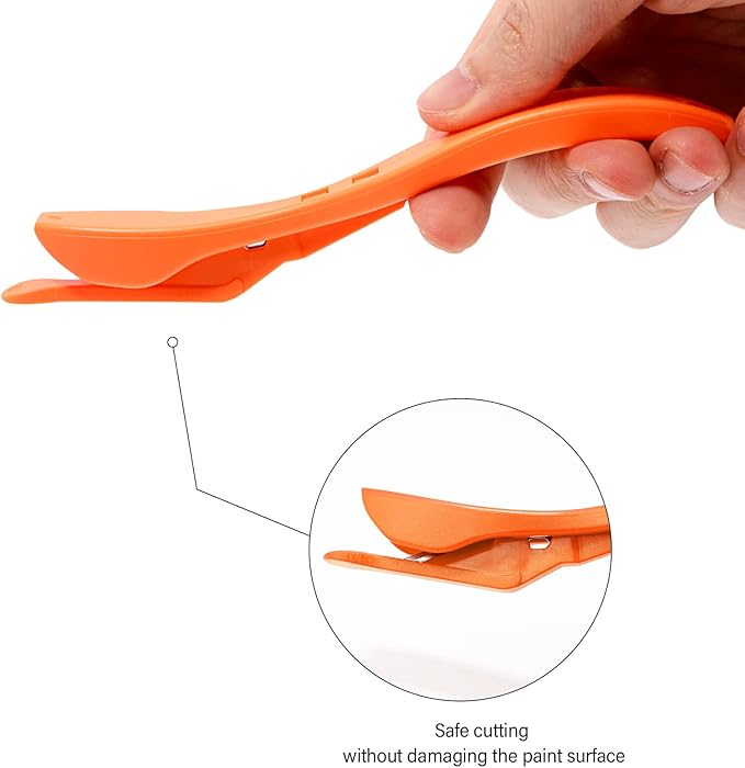 Gomake Wrapping Paper Cutter 3PCS Gift Wrap Cutter,Concealed Blade Safety Knife with 10 Replaceable Blade for Birthday Paper Gift Wrapping Paper Roll Cutter and Christmas Wrapping Paper Cutter Tool