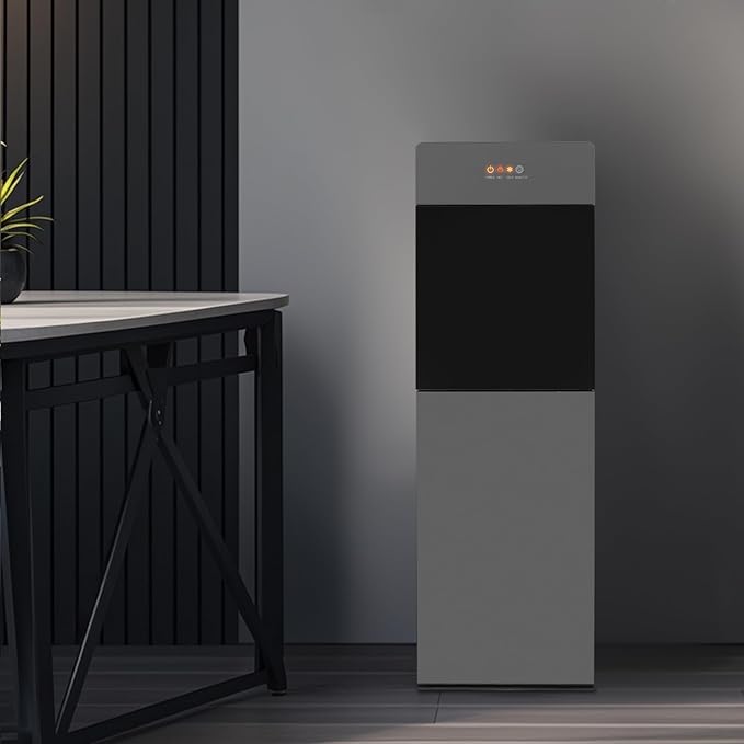 Water Coolers Standing Water Dispenser Cold Hot Dispenser, Modern Standing Water Dispenser Bottom Loading for Homes, Gyms, Office (Bottom Load Silver)