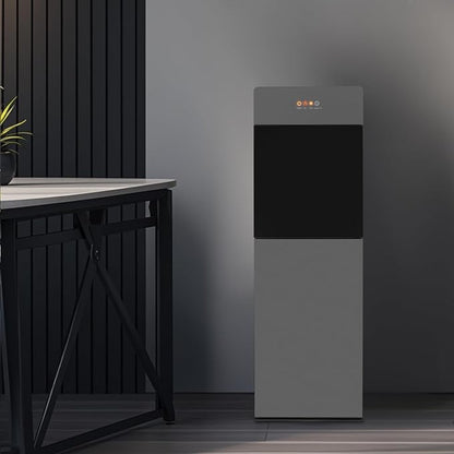 Water Coolers Standing Water Dispenser Cold Hot Dispenser, Modern Standing Water Dispenser Bottom Loading for Homes, Gyms, Office (Bottom Load Silver)
