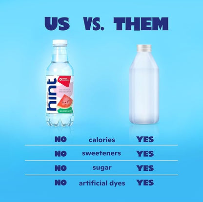 Hint Fruit-Infused Bottled Water, Smashup Flavored Variety Pack - Purified Water Beverages with Zero Calories, Natural Flavors, and Sugar Free - 16 Fl Oz (Pack of 12)