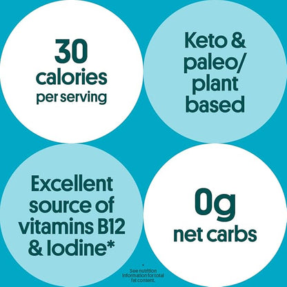 Gimme Seaweed Organic Premium Roasted Seaweed Snacks, Sea Salt, 12 Count Sharing Size, Keto, Vegan, Gluten-Free, Great Source of Omega3s and Iodine, Healthy On-The-Go Snack for Kids and Adults