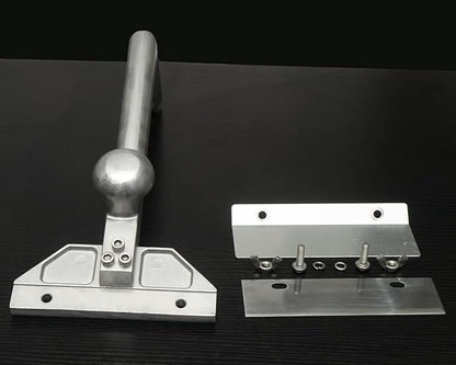 Professional Heavy Duty Grill Scraper for Flat Tops with Stainless Steel Scraper Blade, Flat Top Scraper for Griddle with Ergonomic Aluminum Handle, Ideal for Griddle, Outdoor Grill Cleaning
