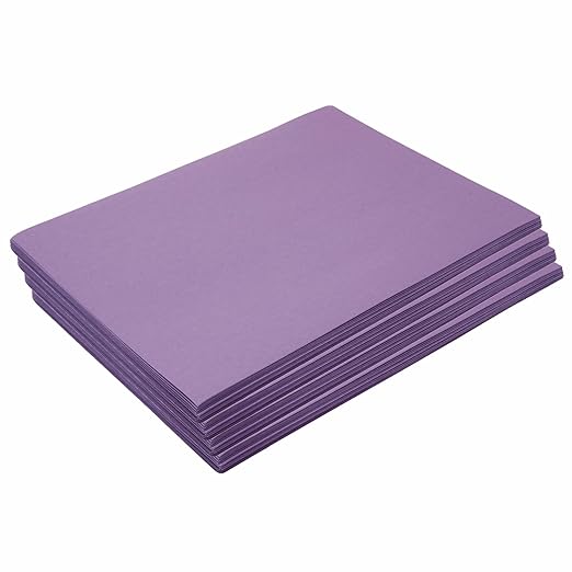 Construction Paper,Violet,9 inches x 12 inches,200 Sheets,Heavyweight Construction Paper,Crafts,Art,Kids Art,Painting,Coloring,Drawing,Creating,Paper,Art Project,All Purpose