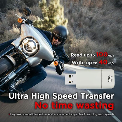 GIGASTONE 32GB Flash Drive (100 Pack) Z60NB USB 3.2 Gen 1, Ultra Fast, Retractable Capless Slider Design, Data Storage, Backup for PC/Mac/TV/Car Audio, USB 2.0/3.0/3.1 Compatible (Random Color)