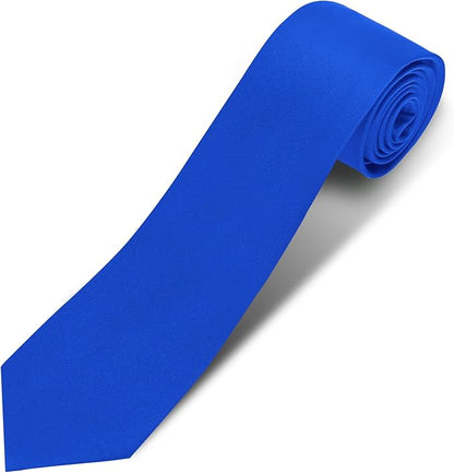 Men's Ties Solid Pure Color 3.15" (8CM) Necktie Plain Formal Business Wedding Black Ties For Men