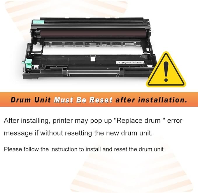 v4ink 2PK Compatible DR730 Drum Replacement for Brother DR-730 DR-760 Drum for Brother HL-L2325DW HL-L2350DW HL-L2370DW HL L2390DW L2395DW DCP-L2550DW MFC L2690DW L2710DW L2717DW L2750DW (NOT Toner)