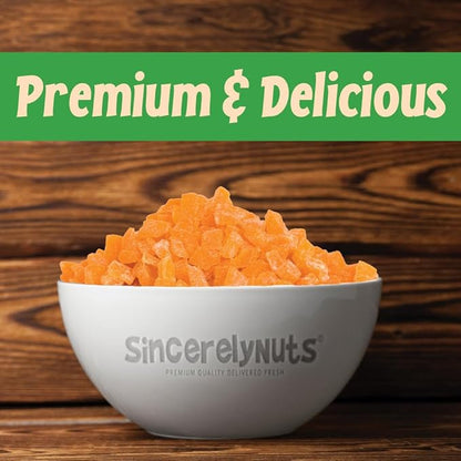 Sincerely Nuts Diced Mangos (2 LBS)-Nutritious and Satisfying Tropical Fruit-Healthy Alternative for Sweet Tooth- Gluten-Free Food, Vegan, and Kosher Snack-The Perfect Snack for the Whole Family