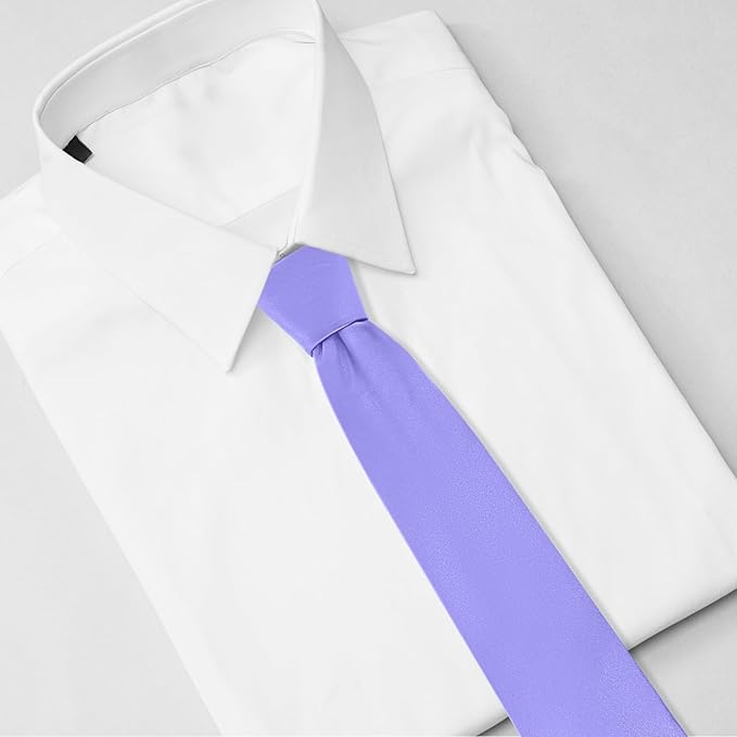 Black Ties For Men Solid Pure Color Formal Neckties 3.15" (8CM) Men's Tie for Business and Wedding with Gift Box