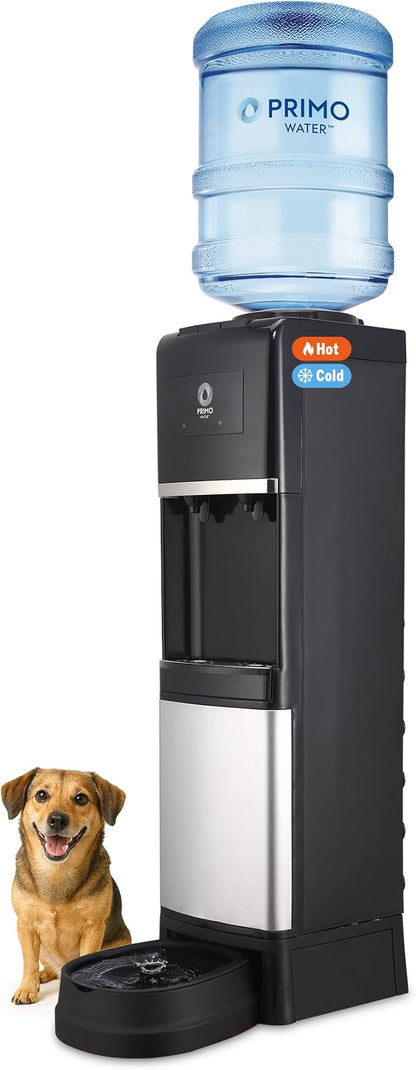 Primo Easy Top Loading Water Dispenser with Pet Station for Cat and Dog