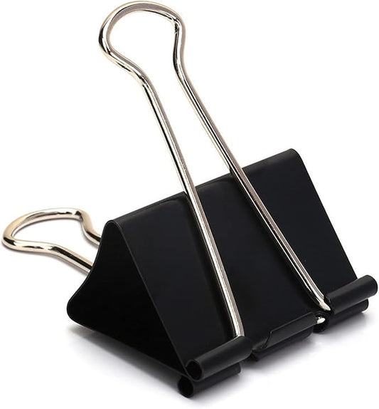 Extra Large Binder Clips 2.4 Inch (20 Pack), Upgrade Big Clips Paper Clamps for Office and Home Supplies, Black