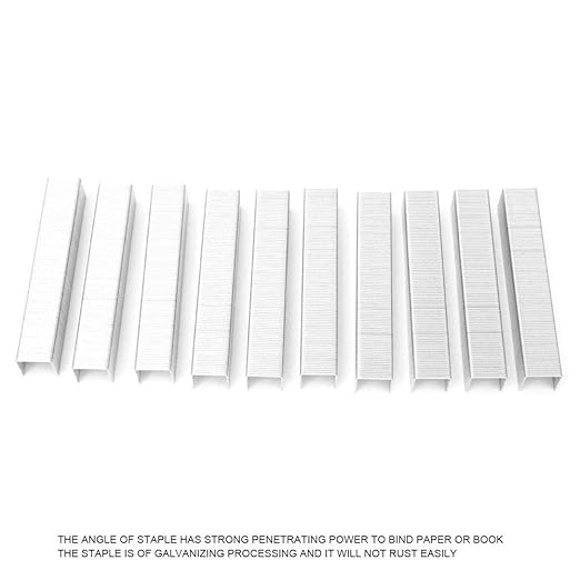 1000PCS Staples Refill, 23/13 Strong Penetrating Power Heavy Duty Staple Multipurpose Home Office Supplies for Binding Paper Book