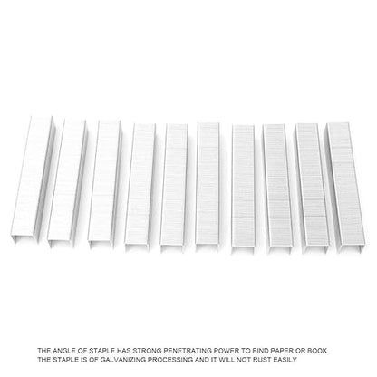 1000PCS Staples Refill, 23/13 Strong Penetrating Power Heavy Duty Staple Multipurpose Home Office Supplies for Binding Paper Book
