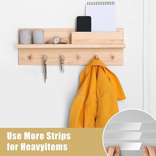 Double Sided Heavy Duty Extra Strong Adhesive Tape -Indoor/Outdoor Household Nano Tape for Securing Picture Frames, Carpets. - Reusable and Without Leaving Adhesive Marks (1.18 inches x 10 feet)