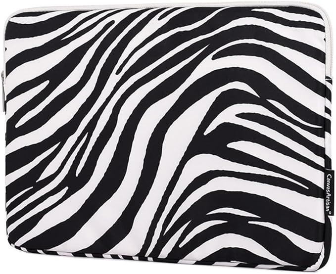 Laptop Sleeve 14 Inch,Waterproof Protective Notebook Case Briefcase Carrying Bag Compatible with MacBook,Acer,Asus, Dell,Lenovo,Microsoft,HP Laptop Cover (Zebra, 15 inch)