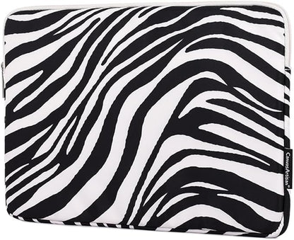 Laptop Sleeve 14 Inch,Waterproof Protective Notebook Case Briefcase Carrying Bag Compatible with MacBook,Acer,Asus, Dell,Lenovo,Microsoft,HP Laptop Cover (Zebra, 14 inch)