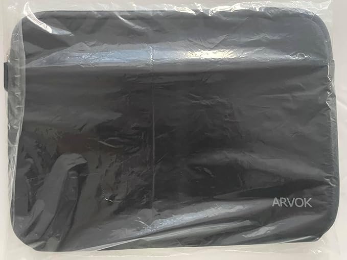 ARVOK 15 15.6 16 inch Laptop Sleeve Case, Water-Resistant Notebook Computer Pocket Tablet Briefcase Carrying Bag Pouch Skin Cover for HP/Dell/Lenovo/Asus/Acer, Black