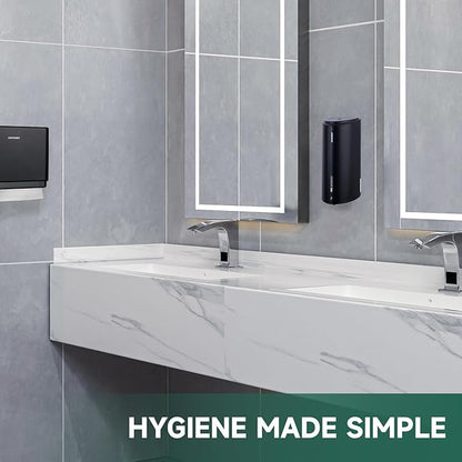 29fl.oz/850ml Commercial Automatic Liquid Soap Dispenser Wall-Mounted Large Capacity Model 1209 Black